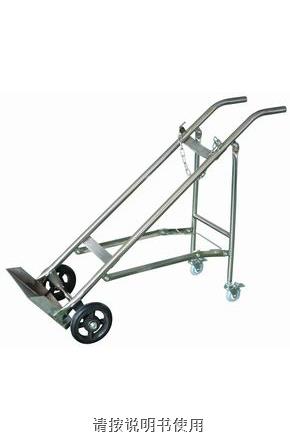 上海躍進(jìn)不銹鋼氧氣瓶推車(chē)SOT-I